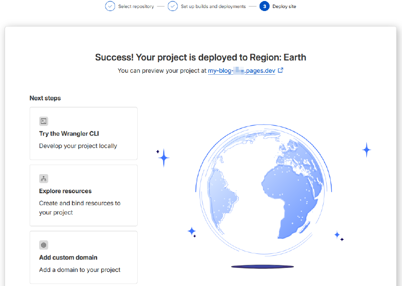Success Building and Deploying