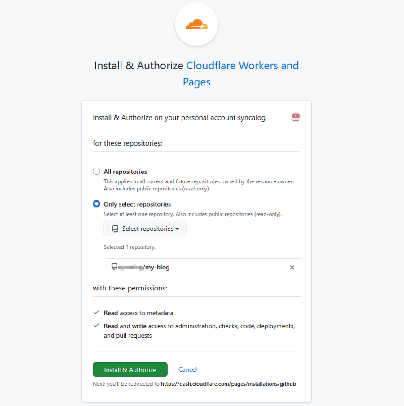 Connect Github Repository